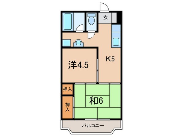 ハイツ高井の物件間取画像